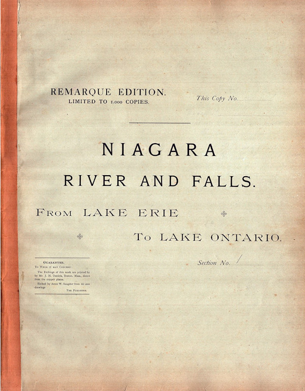Niagara River and Falls from Lake Erie to Lake Ontario, Volume 1 by Amos W. Sangster