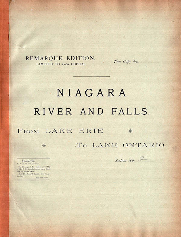 Niagara River from Lake to Lake, Volume 2 by Amos W. Sangster