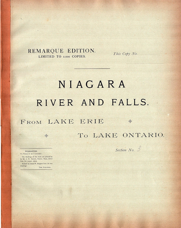 Niagara River from Lake to Lake, Volume 3 by Amos W. Sangster