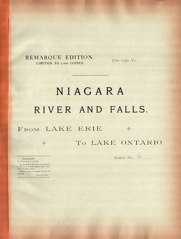 Niagara River from Lake to Lake, Volume 4 by Amos W. Sangster
