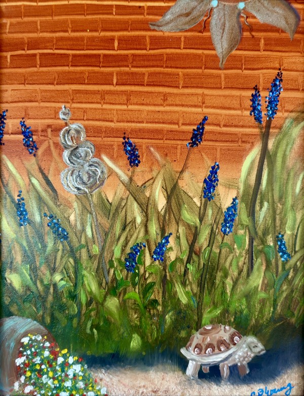 Beneath the Pergola by Carolyn Bernard Young
