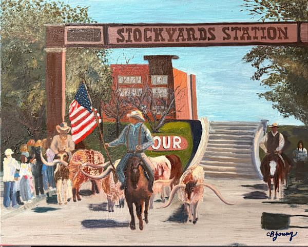 Just Another Day in the Stockyards by Carolyn Bernard Young, Image 2.