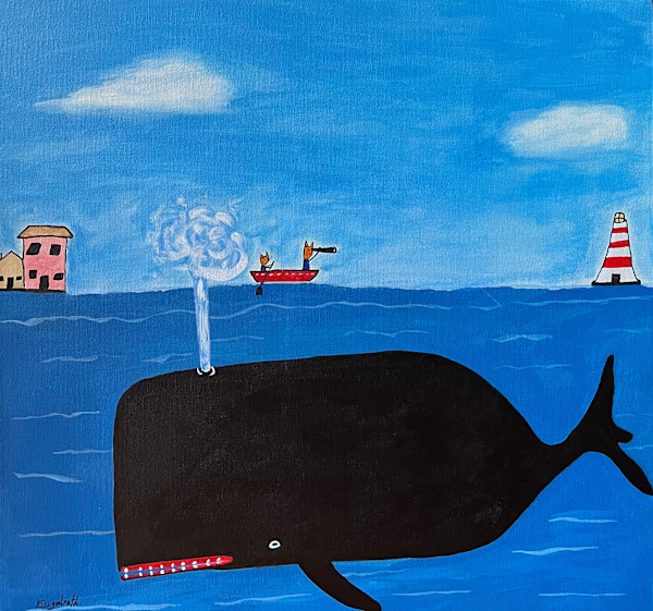 Whale watching by Elizabeth Coyle
