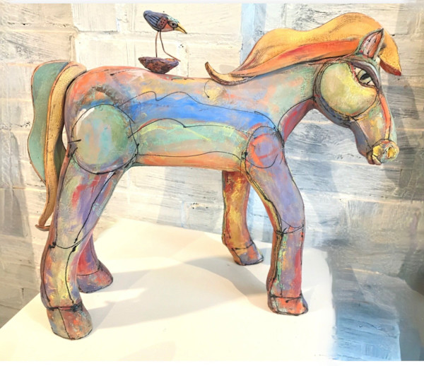 Horse in the Mountains/SOLD by Blue Fire MacMahon