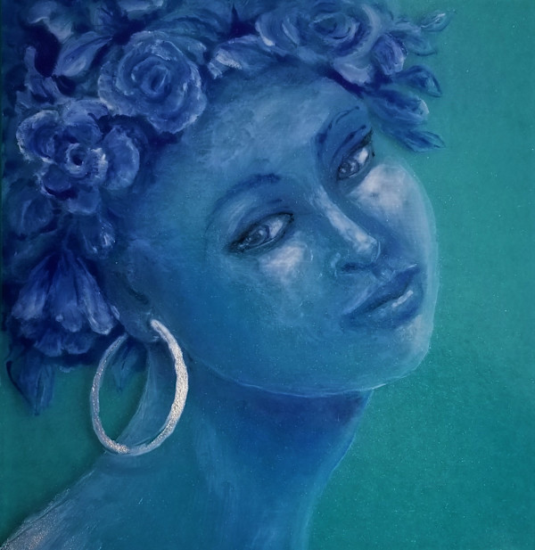Blue Roses by Deborah Johnson