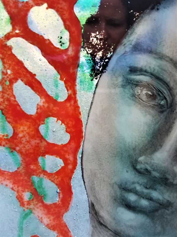 Detail, Coral Sea by Deborah Johnson