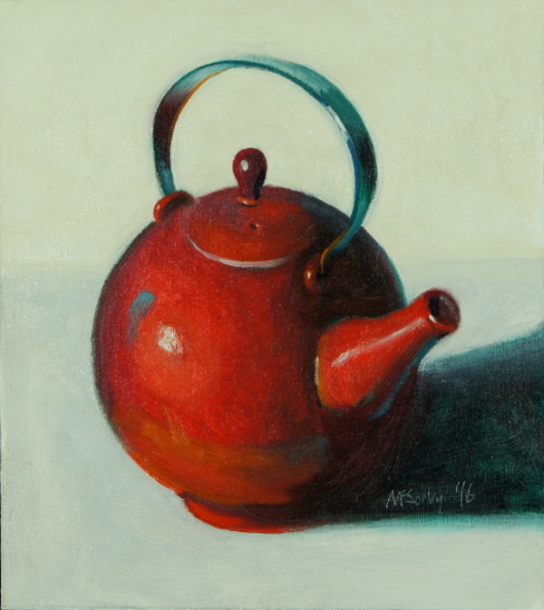 Red Teapot #2 by Mike McSorley