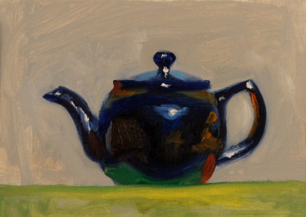 Blue Teapot #4 by Mike McSorley