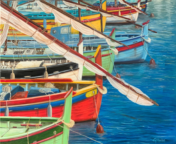 Dockside Boat Ballet by Gerard