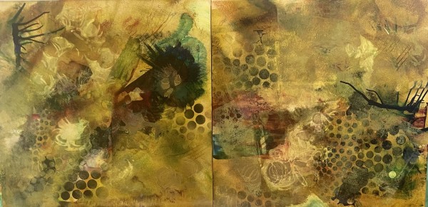 At the Preserve ( diptych) by Bonnie Levinson