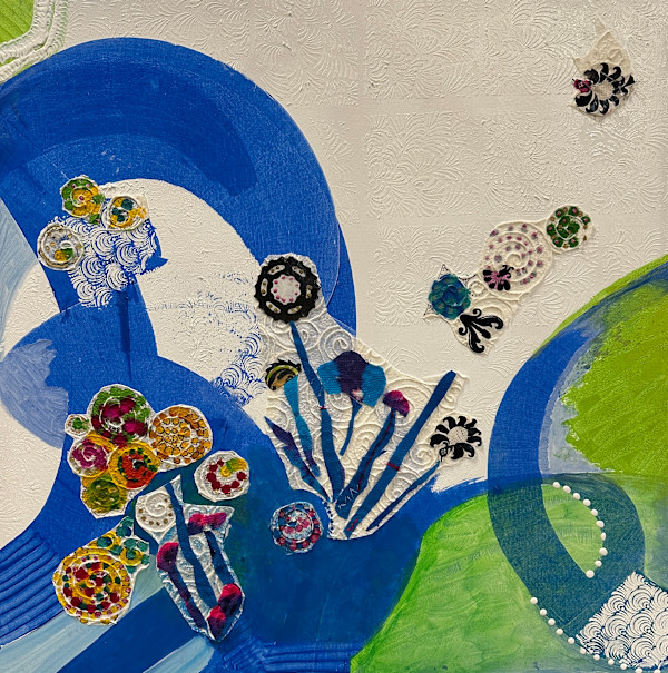 The Garden Flowers at Mateus Palace by Bonnie Levinson