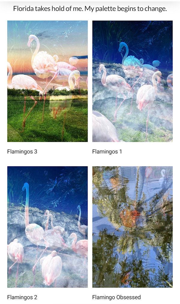 Hallucinations inspired by Florida and  Catskills by Bonnie Levinson, Image 1.
