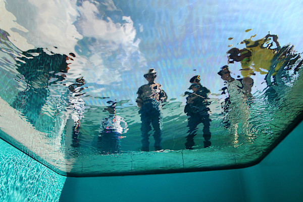 We are Water available in (40" x 60") (30" x 45") (24"x 36") by Bonnie Levinson, Image 1.