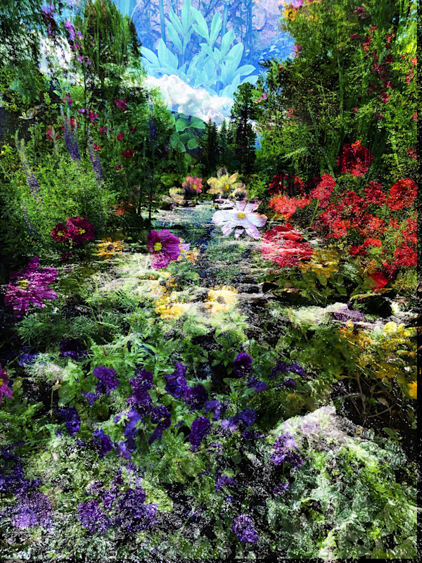 Rushing Waters and Wildflowers in Aspen by Bonnie Levinson, Image 1.