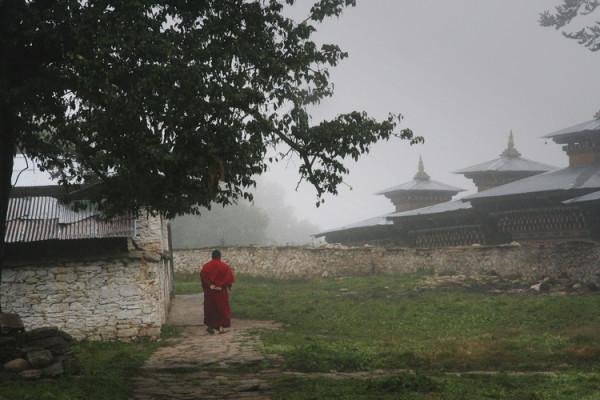 Bhutan Monk by Bonnie Levinson