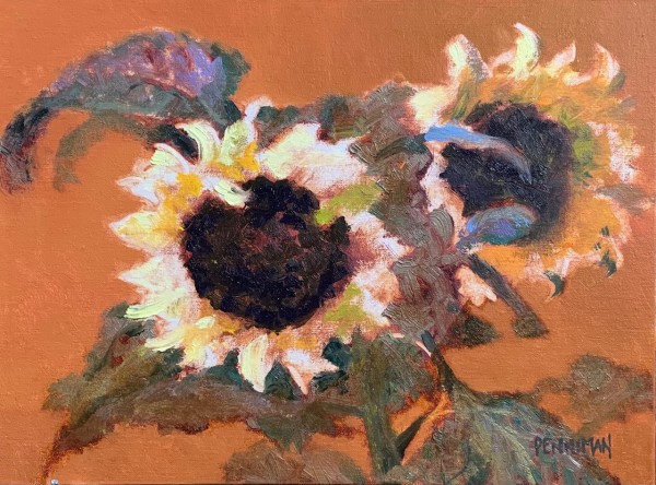 Sunflowers Red Oxide by Ed Penniman