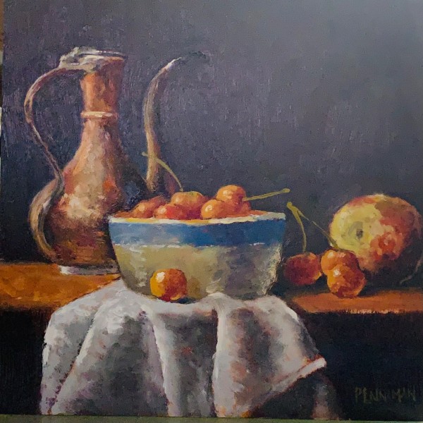 Cherries and Turkish Copper by Ed Penniman
