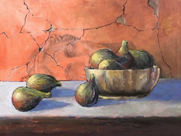 Figs and Roman gold bowl by Ed Penniman