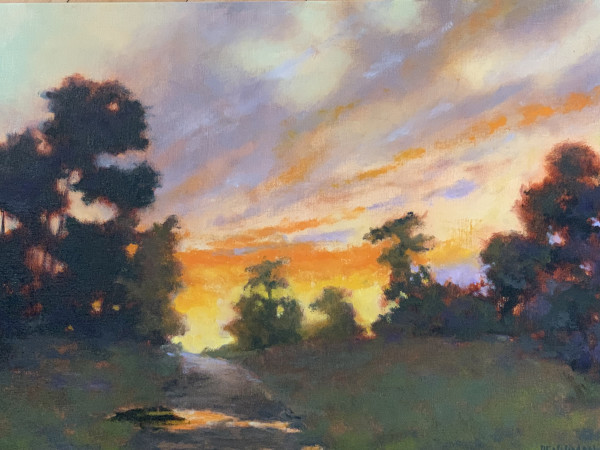 Tangerine Puddle II by Ed Penniman