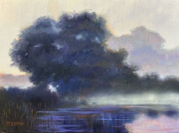 Schevening Blauwe Pond (Indigo Pond) by Ed Penniman