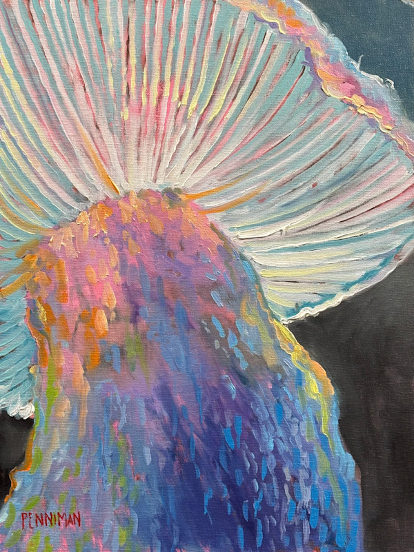 Iridescent Mushroom by Ed Penniman
