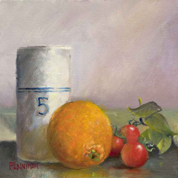 Orange and Cherry Tomatoes by Ed Penniman