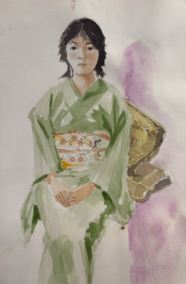 Green Kimono by Ed Penniman