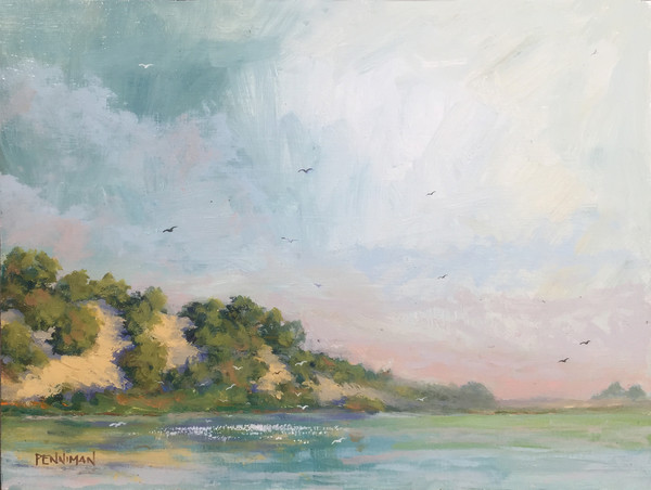 Harkins Slough Birds II by Ed Penniman
