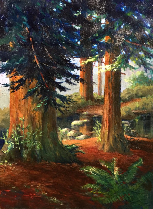 Redwood Trees II by Ed Penniman