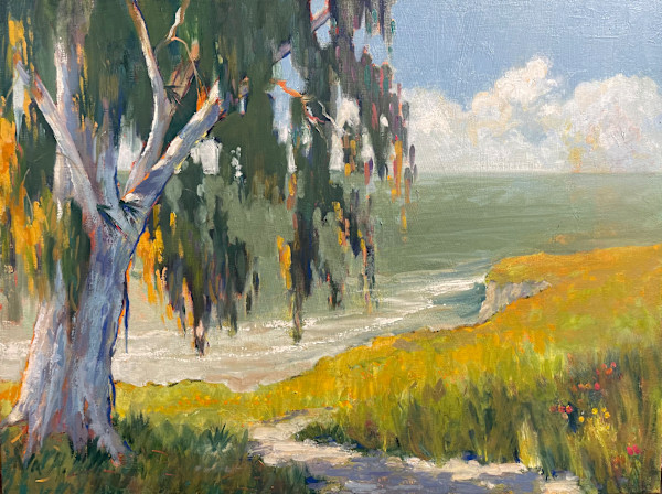 Eucalyptus and Shore Break by Ed Penniman