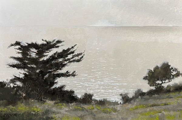 New Brighton Beach Cliffs, Grays by Ed Penniman