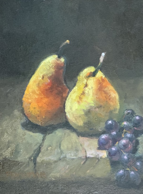 Pears and Grapes by Ed Penniman