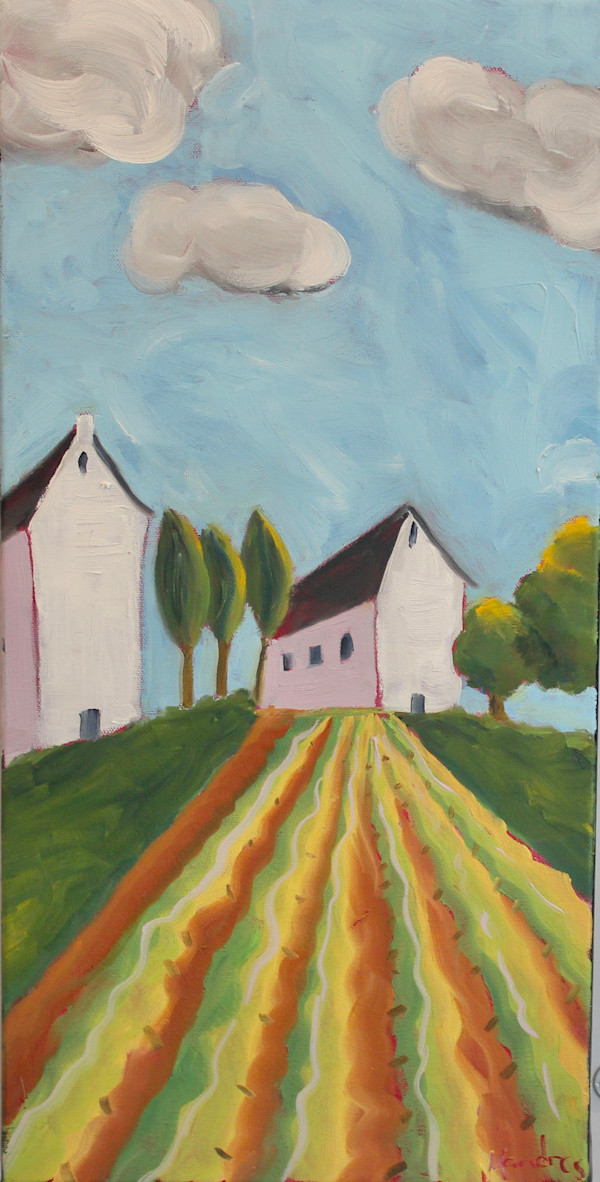 Vineyard in Springtime by Michelle Andres