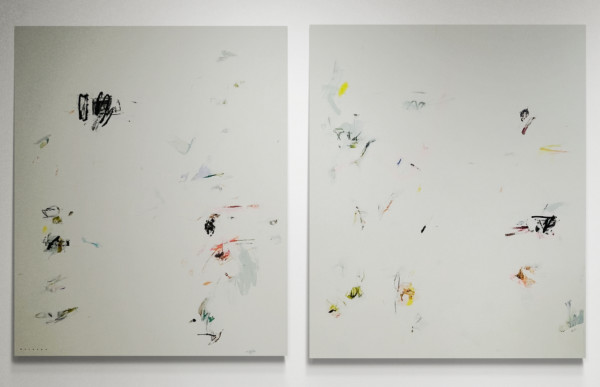 “The flow of life” diptych by Mariana Horgan