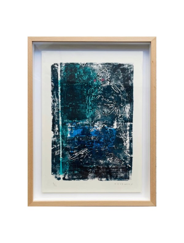 Beach boy, in Monoprints by Mariana Horgan