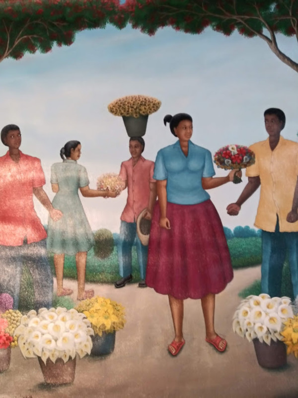 FLOWER PEOPLE  (UNFRAMED) by AMERLIN DELINOIS, Image 1.