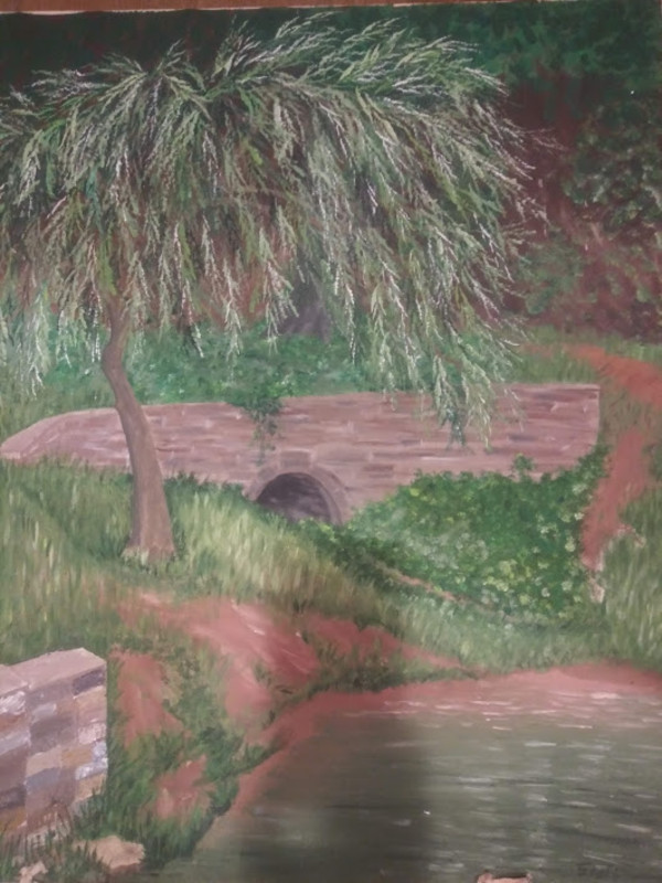RIVER SCENE by D. PIERRE, Image 1.