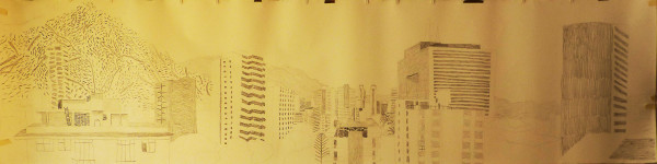 Los Palos Grandes panorama sketch by Natalya