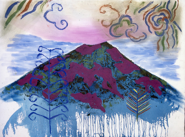 Purple mountain by Natalya Critchley