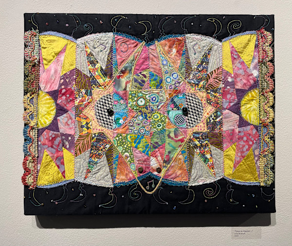 Now Showing: Your Spirit Animal fiber art by Julia Muench
