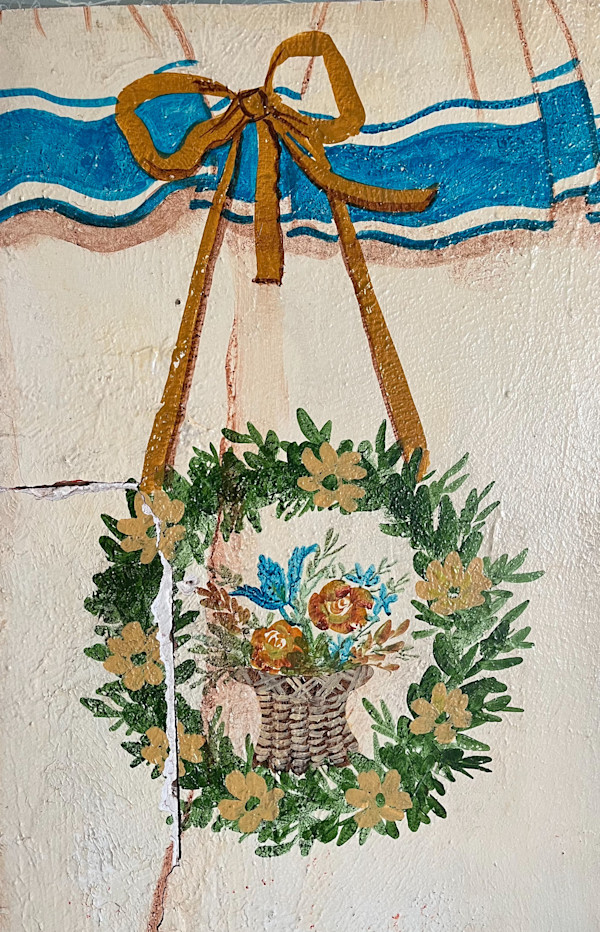 Fragment of a Mural by Leo Adams that was in the by Leo Adams