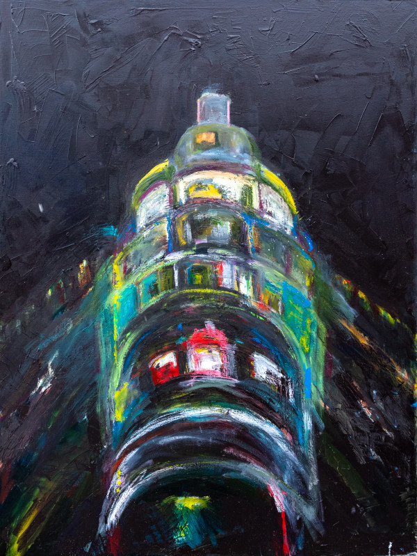 Night Building by Leslie Lyon
