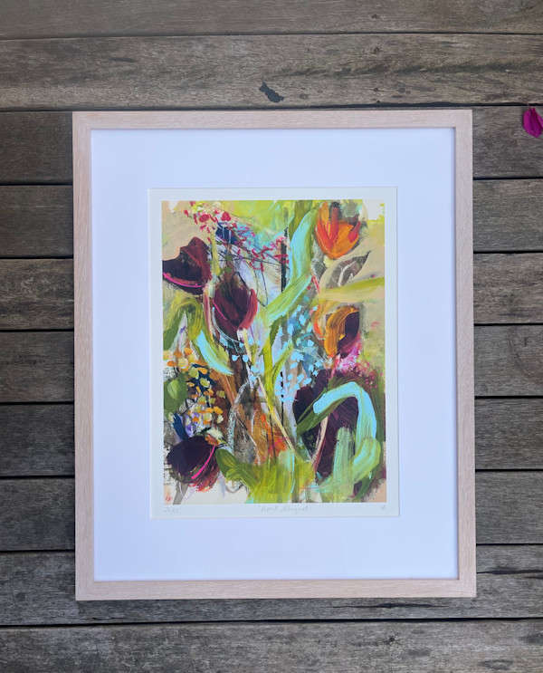 April Bouquet 26/50, Framed Giclee Print by Lesley Birch, Image 1.
