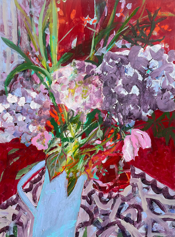 Blue Jug by Lesley Birch