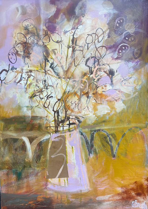 Honesty in a Pot by Lesley Birch