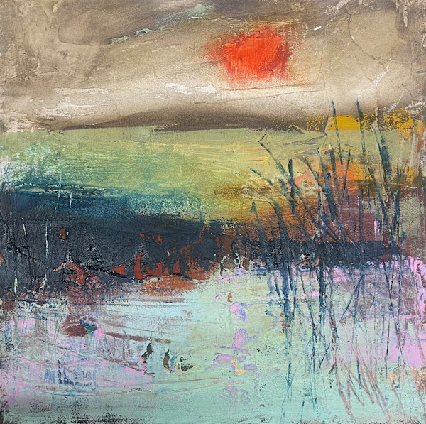 Evening River by Lesley Birch