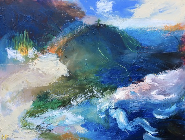 The Blue Island ii by Lesley Birch