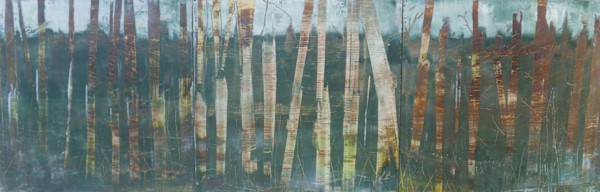 Birches in a Line by Lesley Birch, Image 3.