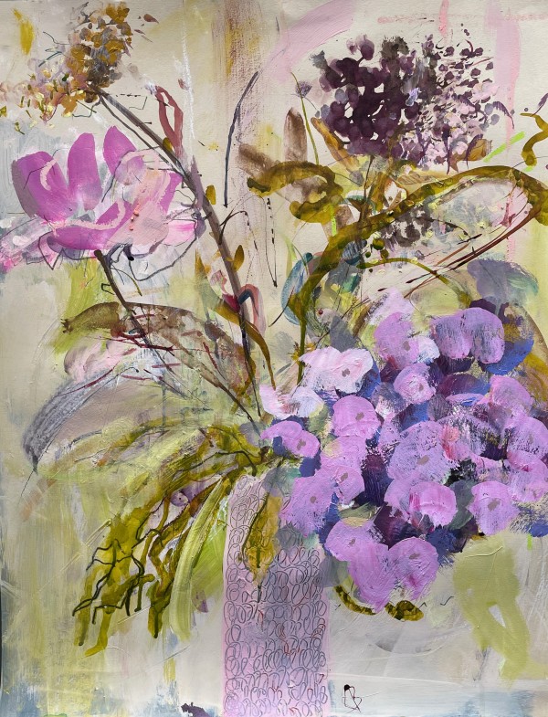 Pink Blooms, Pink Pot