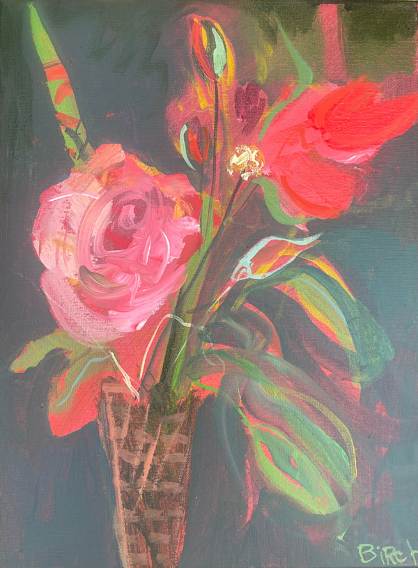 Red Roses by Lesley Birch